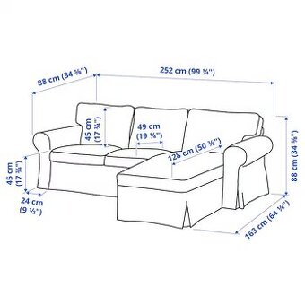Sedačka EKTORP Ikea
