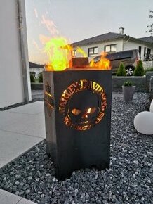 Ohniště, topeniště, gril Harley Davidson