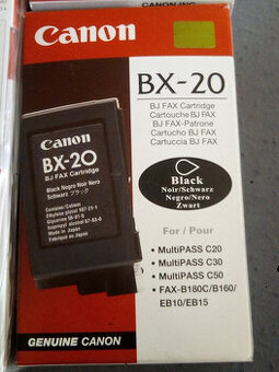 inkoustová cartridge Canon BX-20, černá, originál - 6 kusů
