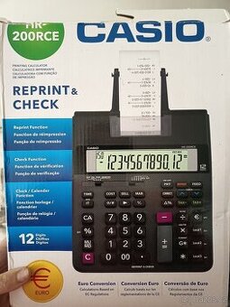 Stolní kalkulačka Casio HR 200 rce - 1