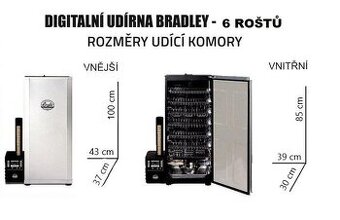 Udírna Bradley Smoker Digital 6 roštů