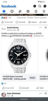 Koupím hodinky Citizen