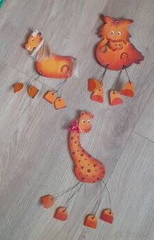 Keramická zvířátka na zeď