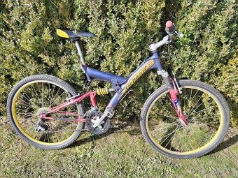 Juniorské celoodpružené horské kolo Target Gepard 26"