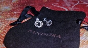 Pandora jako nové dámské i dívčí náušnice rodinné kruhy 925