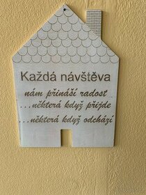 Cedulka s nápisem - 1