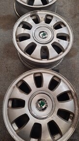 Alu 5x100 originál Škoda Octavia r16 Metallica