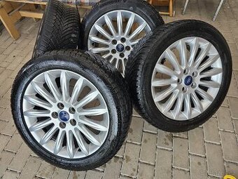 Alu 5x108 R18 Ford se zimními pneu 225/50/17 XL