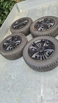 4x plechové disky 5x112 R15 vw, audi, škoda, seat zimní pneu