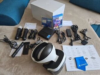 PlayStation VR (CUH-ZVR1)+ 2 Move ovladače kamera