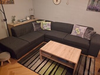 Rozkládací gauč s úložným prostorem