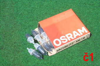 Zábleskové žárovky Osram XM1B a Philips PF1