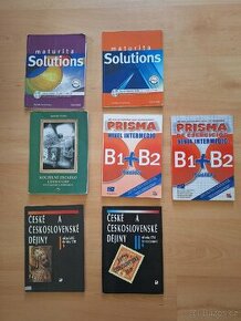 Učebnice angličtiny, španělštiny a dejepisu