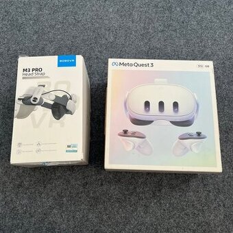 Meta Quest 3 512GB + BoboVR čelenka