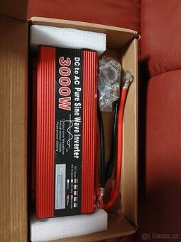 Prodám nový sinusový měnič napětí 12V /220V 1500/3000W