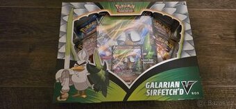 Pokémon - Galarian Sirfetch’d V Box (anglická verze, originá