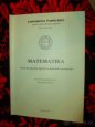 MATEMATIKA ÚVOD DO LIN. ALGEBRY A ANALYT. GEOMETRIE