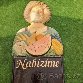 Staré kupecké reklamní tabule