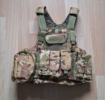 Taktická maskáčová vesta CIRAS modular - Multicam