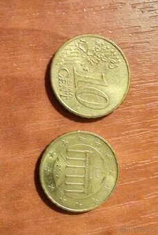 Prodám mincí 10 centů