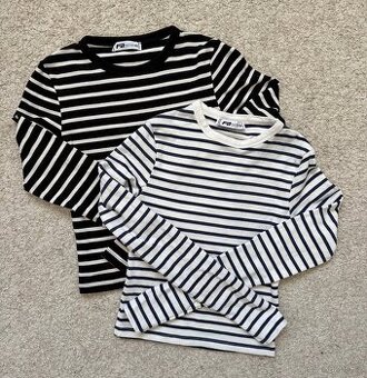 Trička Fishbone vel. XS, 152/158, 2 kusy