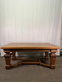 Masivní rozkládací jídelní stůl (138005)