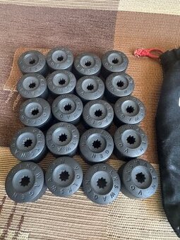 Krytky kolových šroubů VOLKSWAGEN (20 ks) + sáček Platin