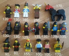 Lego figurky (piráti, rytíři, vojáci)