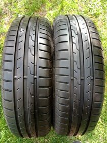 2 letní pneumatiky Dunlop 165/65/15 7,2mm - 1