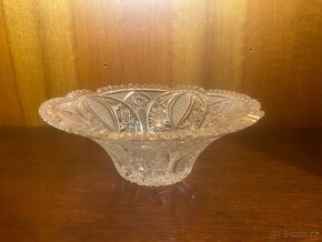 Velká broušená mísa Bohemia Crystal