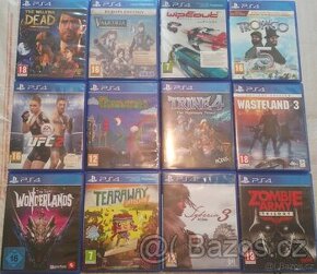 PS4 hry dětské, sportovní, střílečky, strategie, závodní,...