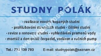 Studnařské práce.
