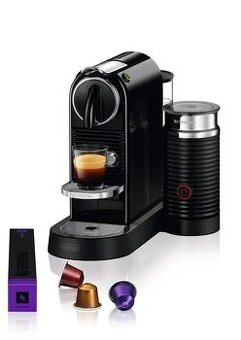 Nespresso kávovar na kapsle De´Longhi Citiz&Milk, stříbrný