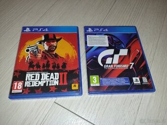 PS4 hry, Red Dead Redemption 2, Gran Turismo 7