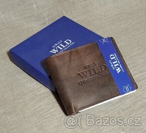 Pánská kožená peněženka Always Wild tmavě hnědá
