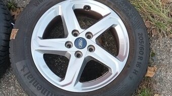 Ford Focus 205/60 r16 originální disky Continental ts870 6_7