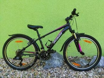 Značkové dětské kolo SPECIALIZED 24" (černá/fialová)