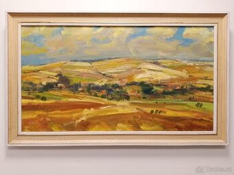 Obraz Jaroslav Hrabec, Uherské Hradiště olej plátno 60x90