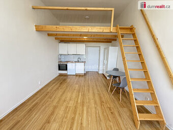 Pronájem bytu 1+kk 38 m2 P5 Smíchov po rekonstrukci LOFT