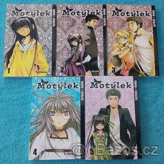 Prodám mangu Motýlek 1-5