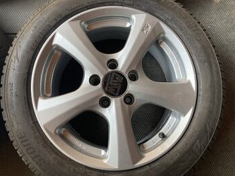 Alu kola MSW pro VW - ŠKODA 16" 5x112 zimní pneu 205/55R16