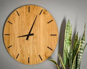 Dubové hodiny 60cm