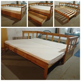 Kanape,postel 90 i 180 /200cm dovoz z Alp, rezervace Praha