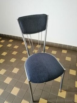 židle čalouněná kovová