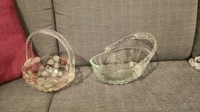 Skleněné plastové misy