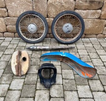 Jawa 50 pionyr, fichtl - díly