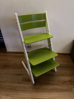 Dětská rostoucí židle Jitro (zeleno bílá)