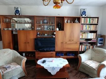 Retro obývací stěna