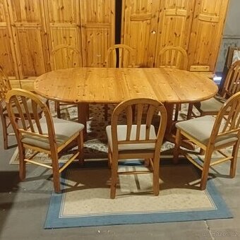 Jídelni set z borovice