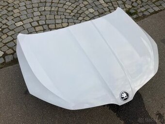 kapota škoda octavia 3,III, facelift bílá candy LF9E 2017-20